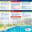 U.S. Pool Supply® 6 Bottle Refill Solution Pack for Premium 5-Way Swimming Pool & Spa Test Kit - pH Chlorine Bromine Alkalinity, Acid Demand Indicators
