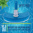 U.S. Pool Supply Weighted Half Moon Pool Vacuum Head - Swivel Hose Connection, Pole Handle - Above Ground, In-Ground Swimming Pools, Spas, Vinyl Liner