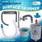 Premium Above Ground Pool Surface Skimmer, Wall Mount - Cleans Automatically, Attach to Inflatable Collars, Tubular Metal Frame Pools