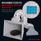 Hobby Airbrush Spray Booth Filter Set, Fits Master B100