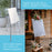 66" High Gallery Silver Metal Display Easel - Large Adjustable Height Portable Easel Stand, Sign Display, Holds 25 lbs - Floor & Tabletop Easels, Painting Stand