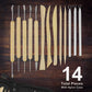 Pottery & Clay Tools Set (14-Piece) - Includes Pottery Tools, Canvas Case for Sculpting, Ceramics, and Easy Storage & Transport