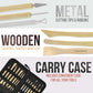 Pottery & Clay Tools Set (14-Piece) - Includes Pottery Tools, Canvas Case for Sculpting, Ceramics, and Easy Storage & Transport