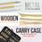 Pottery & Clay Tools Set (14-Piece) - Includes Pottery Tools, Canvas Case for Sculpting, Ceramics, and Easy Storage & Transport