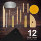 Pottery & Clay Tools Set (12-Piece) - Includes Pottery Tools, Canvas Case for Sculpting, Ceramics, and Easy Storage & Transport