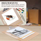 11" x 17" Artist Sketch Tote Board - Lightweight Hardboard Drawing Board with Handle, Clip & Rubber Band for Art, Sketching, Travel, Studio