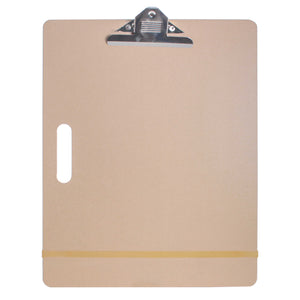 11" x 17" Artist Sketch Tote Board - Lightweight Hardboard Drawing Board with Handle, Clip & Rubber Band for Art, Sketching, Travel, Studio