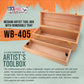 Multi-Function Artist Tool Supply Box with Locking Clasps & Removable Tray - Wooden Art Box for Artist Supplies, Brushes, Pencils, Erasers, Tool Storage Organizer Case