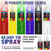 6 Color Starter Primary Opaque Acrylic Airbrush Paint Set with Reducer & Cleaner, Ready to Spray, 1 oz. Bottles