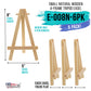 8" High Small Natural Wooden Easel (6 Pack), A-Frame Canvas Stand Tripod, Small Painting Easels - Tabletop Easel for Painting, Canvases, Student Crafts, Event Signs Photos