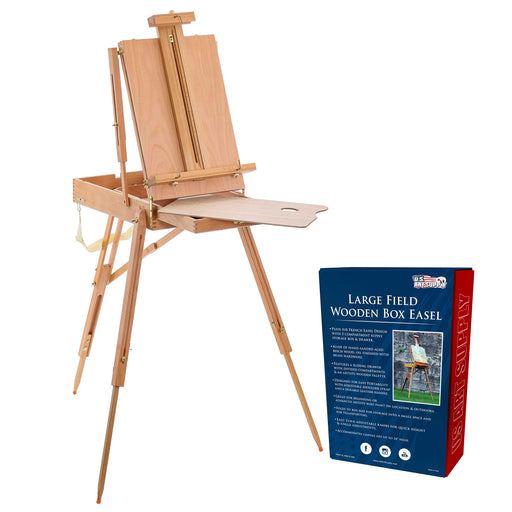 Newport Small Adjustable Wood Table Sketchbox Easel - Portable Wooden  Artist Storage Case, Easel - Fry's Food Stores