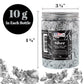 Metallic Foil Schabin Gilding Flakes, Imitation Silver10 Gram Bottle - Metal Leaf Foil Flakes for Resin, Nails, Crafts, Painting, Jewelry, Slime, Arts and Crafts
