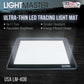 Lightmaster 18.75" Diagonal A4 LED Light Box Board - 9" x 12", Light Board Tracing Pad with Dimmable 12V Lamps, Artist Lightbox for Tracing, Drawing, Diamond Painting