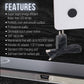 Lightmaster 18.75" Diagonal A4 LED Light Box Board - 9" x 12", Light Board Tracing Pad with Dimmable 12V Lamps, Artist Lightbox for Tracing, Drawing, Diamond Painting