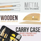 Pottery & Clay Tools Sets (26-Piece) - 12 and 14-Piece Set Include Pottery Tools, Canvas Case for Sculpting, Ceramics, and Easy Storage & Transport
