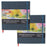 8.5 x 8.5" Watercolor Book (2 Pack, 76 Sheets Each) - 110lb (230 GSM) Linen-Bound Hardcover Artist Paper Pads - Acid-Free Cold-Pressed Watercolor Paper Pad Mixed Media