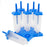 U.S. Kitchen Supply® Jumbo Set of 18 Star Shaped Ice Pop Molds - Sets of 6 Red, 6 White & 6 Blue